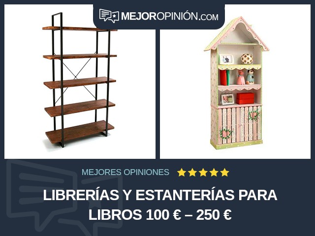 Librerías y estanterías Para libros 100 € – 250 €