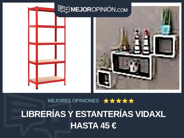 Librerías y estanterías vidaXL Hasta 45 €