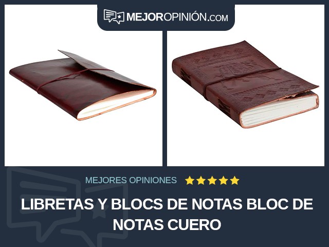 Libretas y blocs de notas Bloc de notas Cuero