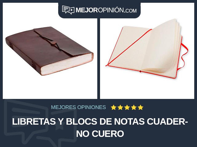 Libretas y blocs de notas Cuaderno Cuero