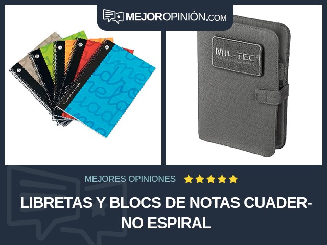 Libretas y blocs de notas Cuaderno Espiral