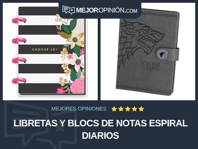 Libretas y blocs de notas Espiral Diarios