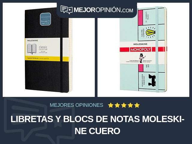 Libretas y blocs de notas Moleskine Cuero