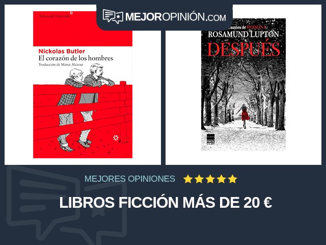 Libros Ficción Más de 20 €