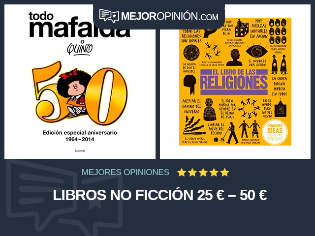 Libros No ficción 25 € – 50 €