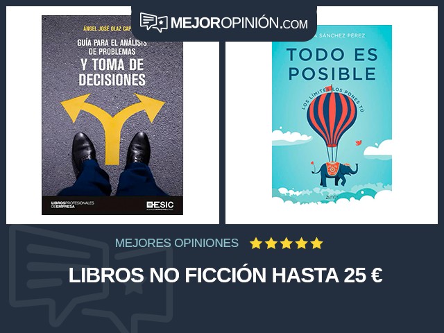 Libros No ficción Hasta 25 €