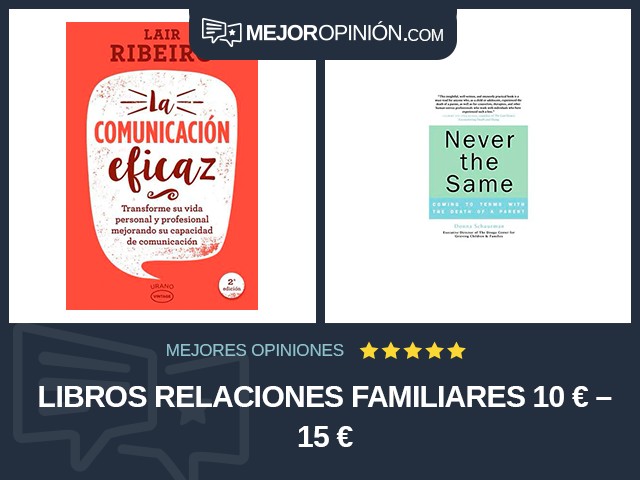 Libros Relaciones familiares 10 € – 15 €