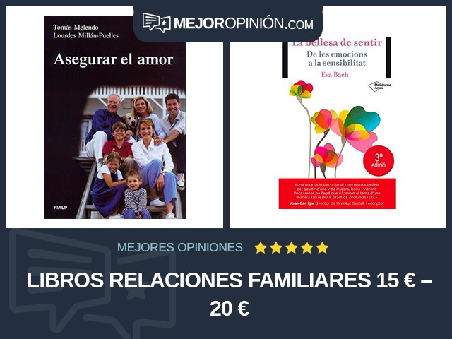 Libros Relaciones familiares 15 € – 20 €