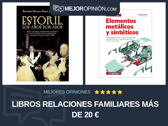 Libros Relaciones familiares Más de 20 €