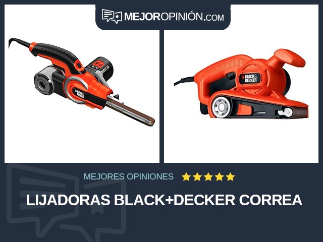 Lijadoras BLACK+DECKER Correa