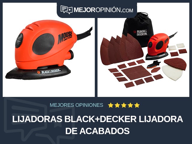 Lijadoras BLACK+DECKER Lijadora de acabados