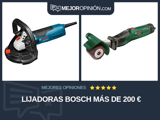 Lijadoras Bosch Más de 200 €