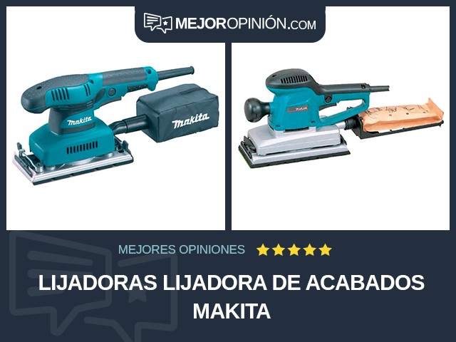 Lijadoras Lijadora de acabados Makita