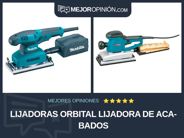 Lijadoras Orbital Lijadora de acabados