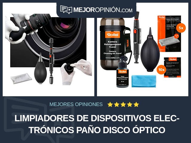 Limpiadores de dispositivos electrónicos Paño Disco óptico