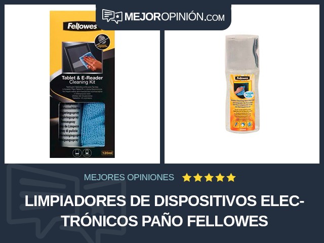 Limpiadores de dispositivos electrónicos Paño Fellowes