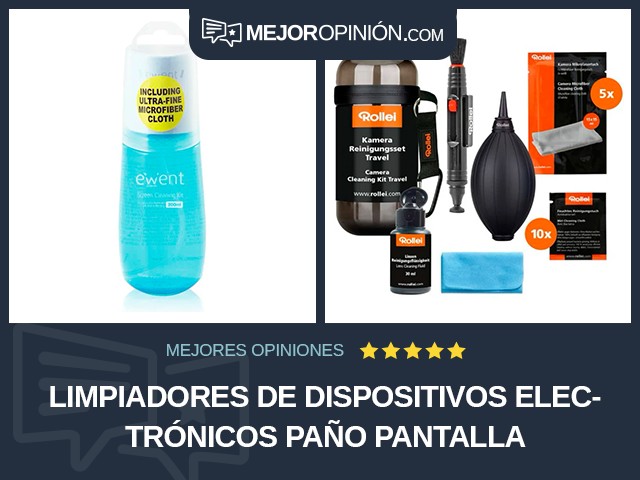 Limpiadores de dispositivos electrónicos Paño Pantalla