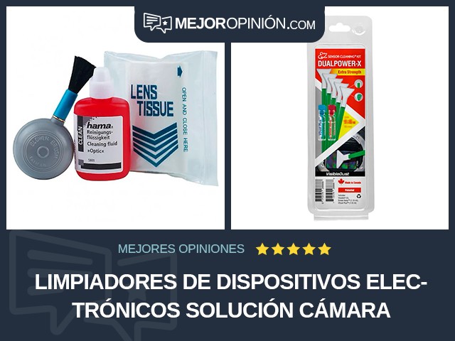 Limpiadores de dispositivos electrónicos Solución Cámara