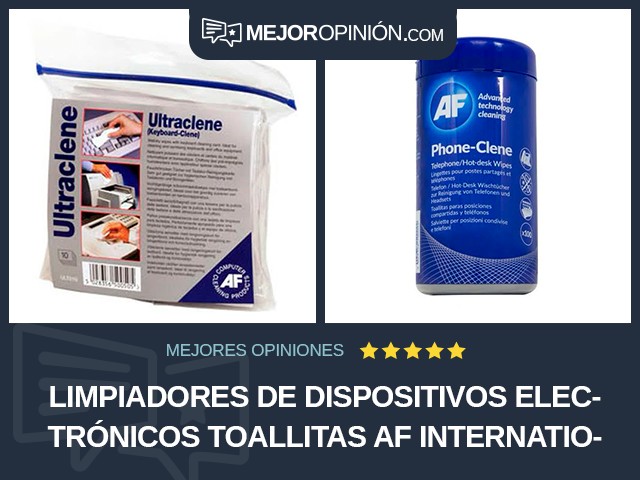 Limpiadores de dispositivos electrónicos Toallitas AF International