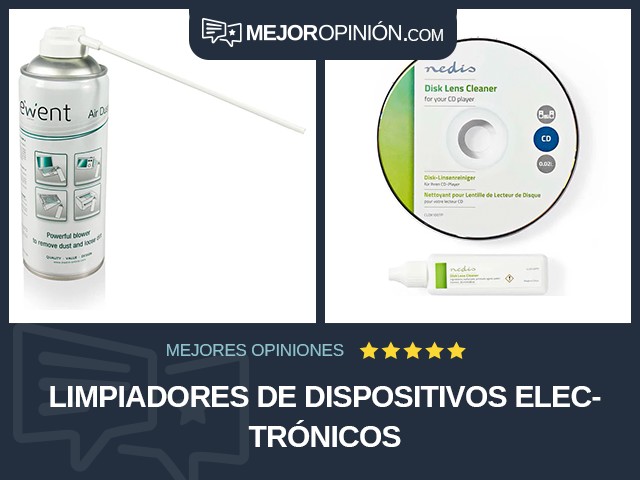 Limpiadores de dispositivos electrónicos