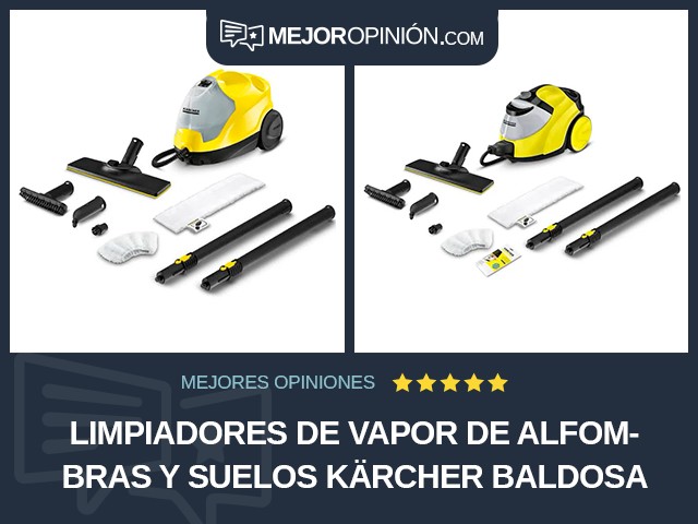 Limpiadores de vapor de alfombras y suelos Kärcher Baldosa