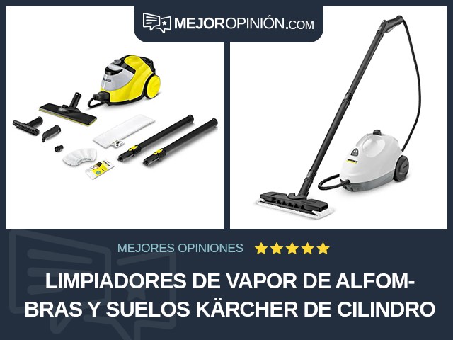 Limpiadores de vapor de alfombras y suelos Kärcher De cilindro