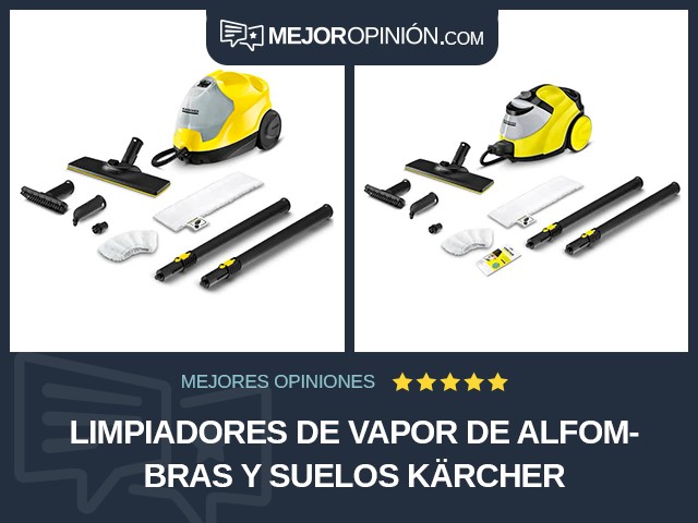 Limpiadores de vapor de alfombras y suelos Kärcher