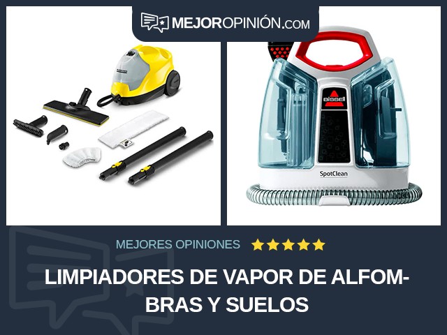 Limpiadores de vapor de alfombras y suelos