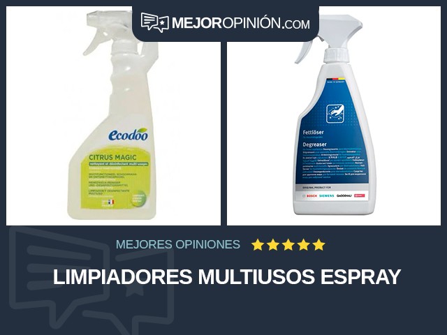 Limpiadores multiusos Espray