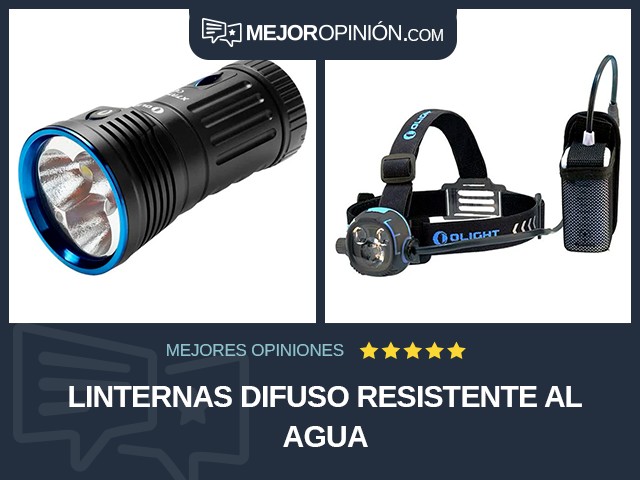 Linternas Difuso Resistente al agua