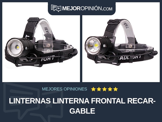 Linternas Linterna frontal Recargable