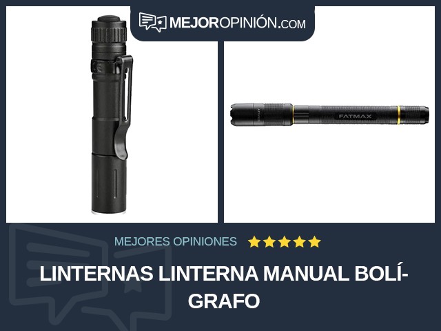 Linternas Linterna manual Bolígrafo