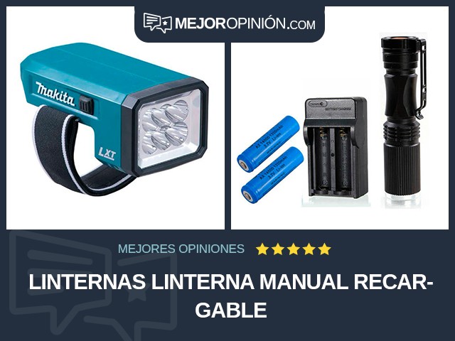 Linternas Linterna manual Recargable