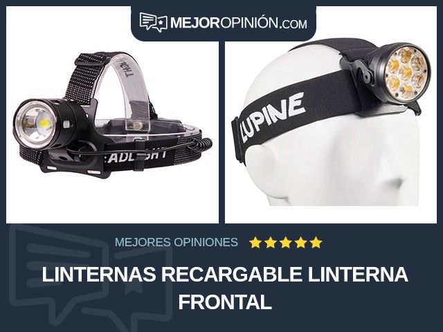 Linternas Recargable Linterna frontal