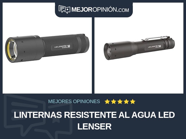 Linternas Resistente al agua LED Lenser