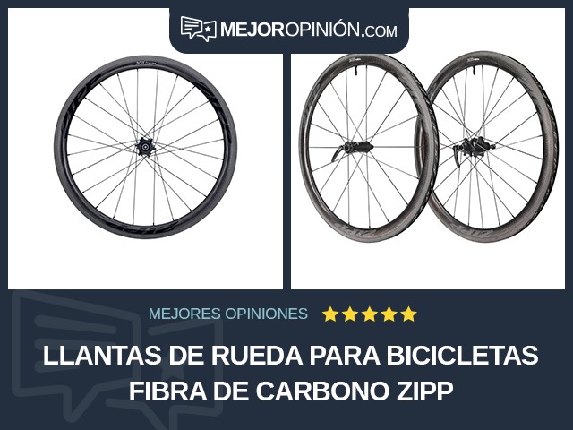 Llantas de rueda para bicicletas Fibra de carbono Zipp