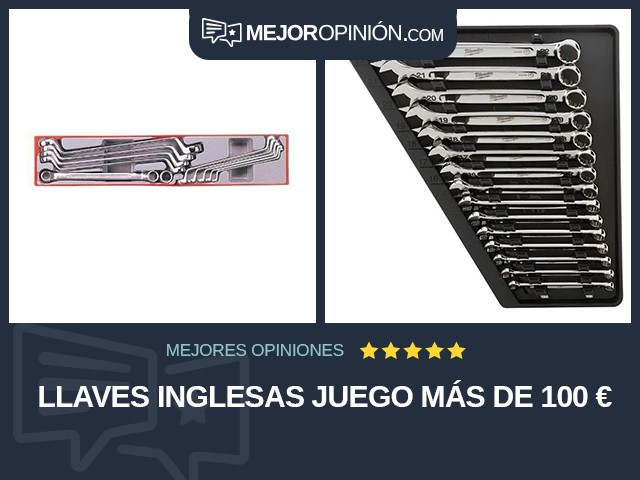 Llaves inglesas Juego Más de 100 €