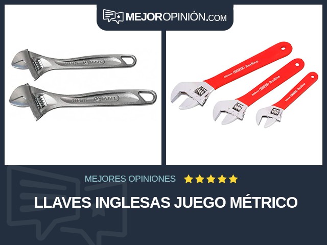 Llaves inglesas Juego Métrico