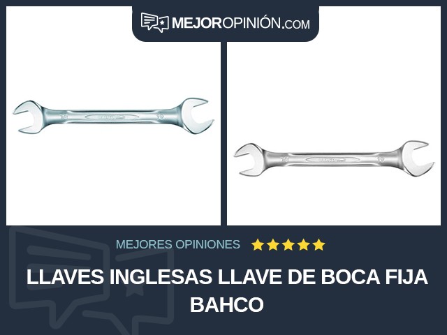 Llaves inglesas Llave de boca fija Bahco