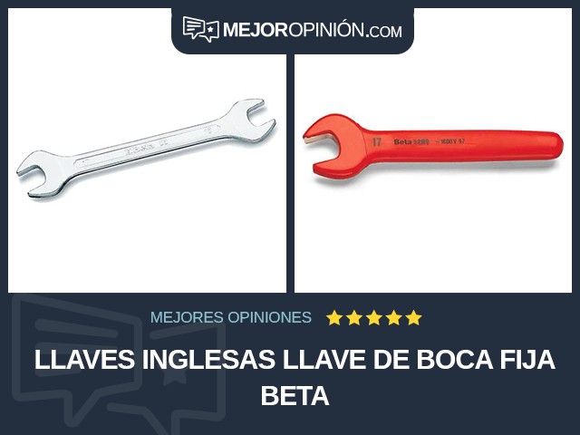 Llaves inglesas Llave de boca fija Beta