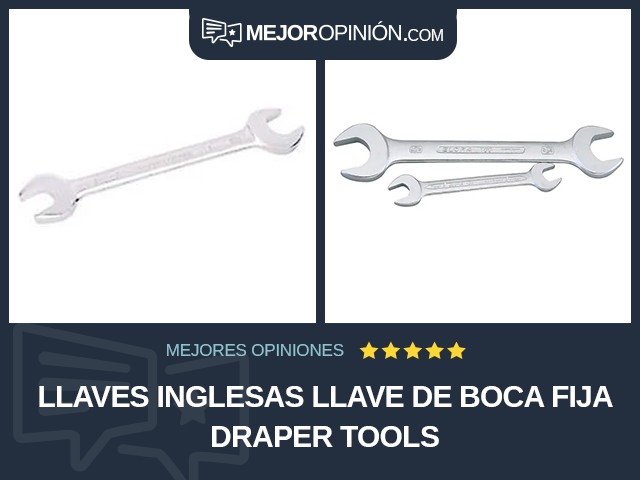 Llaves inglesas Llave de boca fija Draper Tools