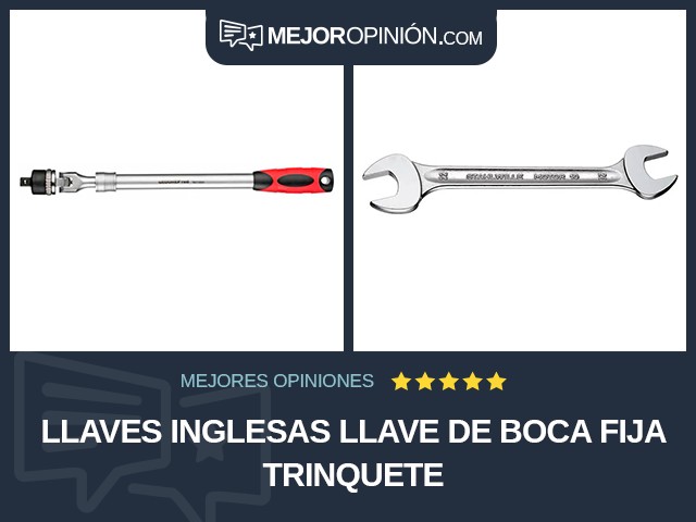 Llaves inglesas Llave de boca fija Trinquete