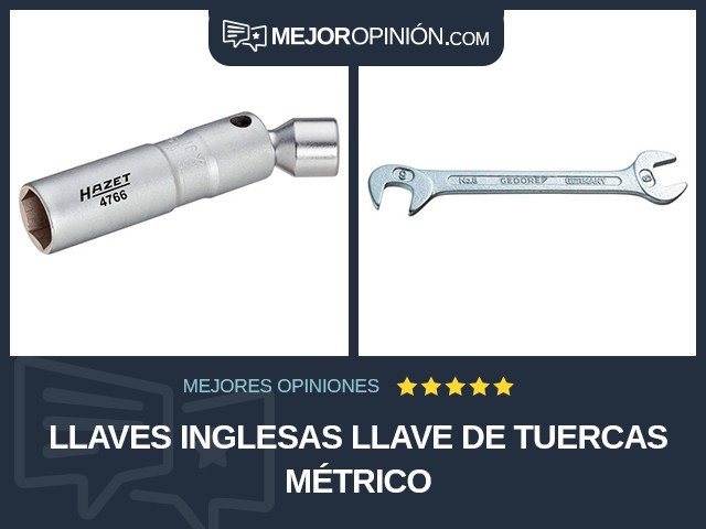 Llaves inglesas Llave de tuercas Métrico