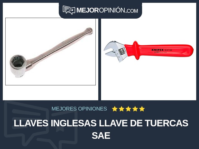 Llaves inglesas Llave de tuercas SAE