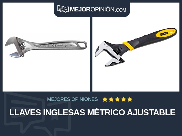 Llaves inglesas Métrico Ajustable