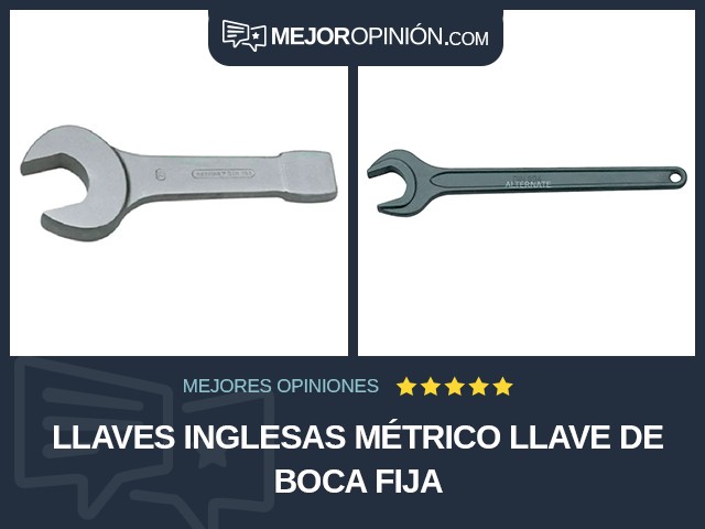 Llaves inglesas Métrico Llave de boca fija