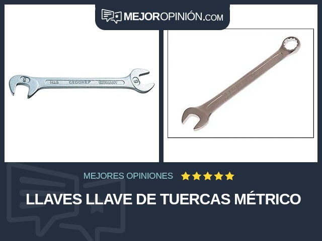 Llaves Llave de tuercas Métrico