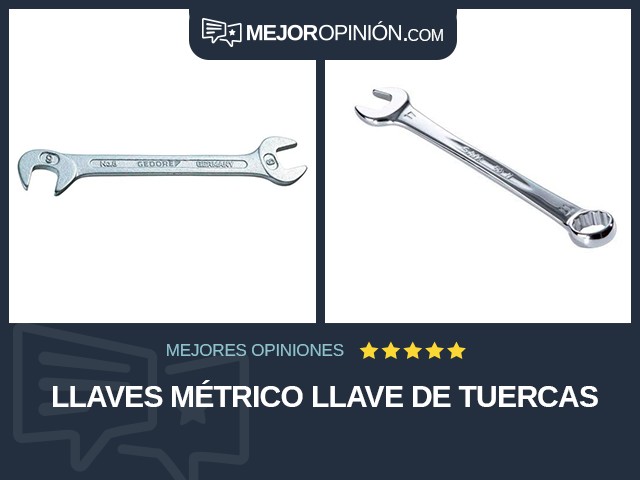 Llaves Métrico Llave de tuercas