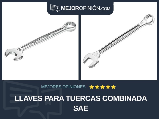 Llaves para tuercas Combinada SAE