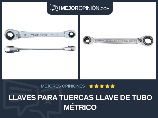 Llaves para tuercas Llave de tubo Métrico